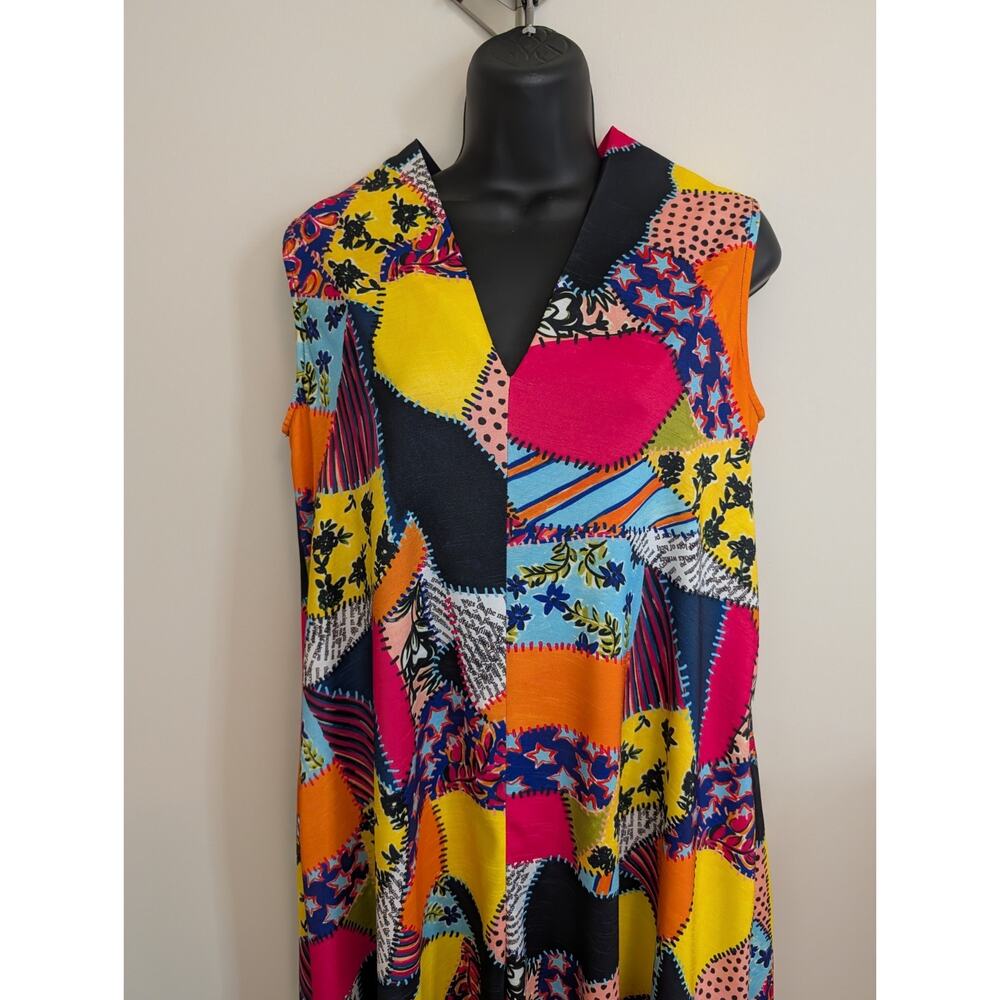 NWT Samuel Dong Oversized Patchwork Jumpsuit Size… - image 3
